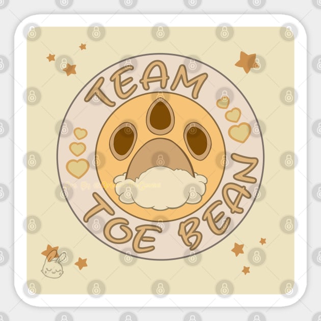 Eevee Toe Bean's Sticker by ThBlkBirdDaliah